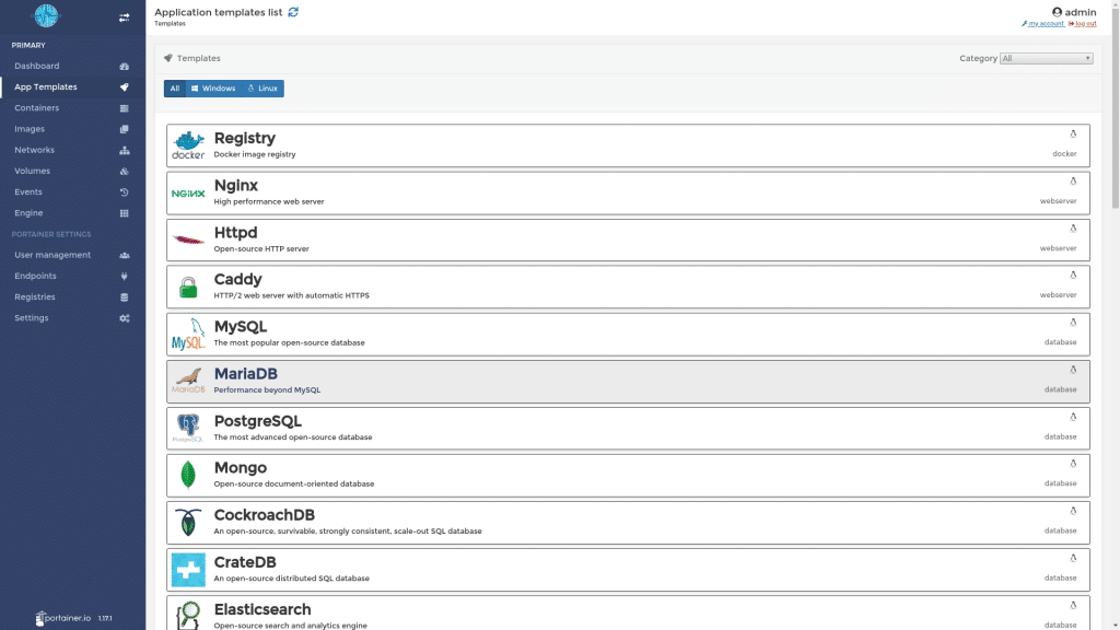 image de MariaDB.